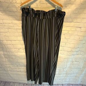 ☀️ Lane Bryant Black Pin Striped Pants